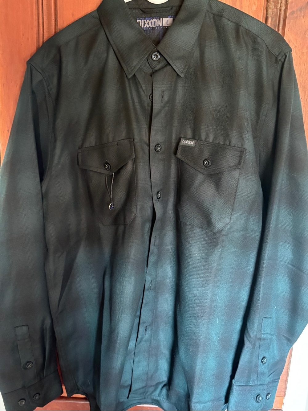 DIXXON Dark Green Lightweight Button-Up Shirt Jacket